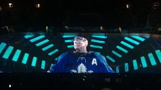 Maple Leafs Forever Sick Ice Graphic Projection Projecting Each Players Intro On The Ice 