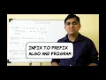Infix to Prefix Conversion using Stack - Theory and Program Data Structures using C
