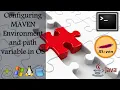 How to configure maven environment and path variable for java dependency management