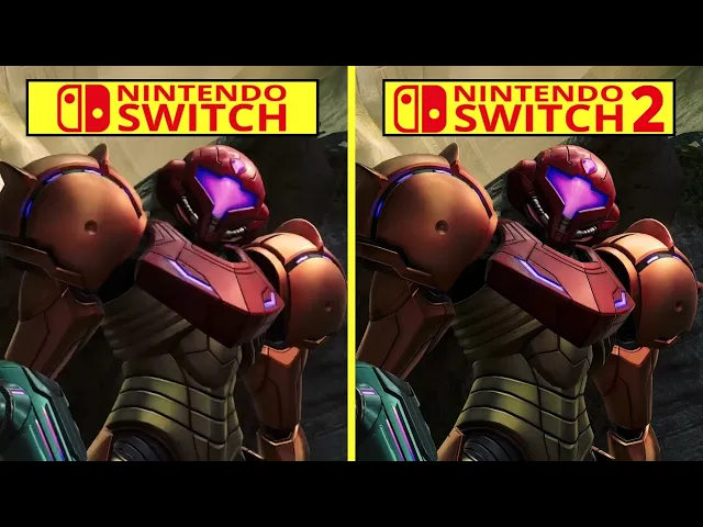 Metroid Prime 4 Nintendo Switch 2 vs Switch Early Graphics Comparison