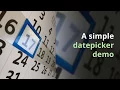 Bootstrap Datepicker Calendar plug-in with Demos