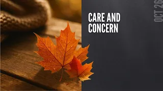 October 26 2025 Care And Concern Cambridge ON 