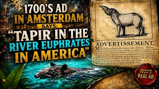 1700's Amsterdam Ad Says a Tapir Was Captured in the “Euphrates in AMERICA”