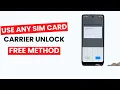 Unlock Tracfone Samsung Free Carrier Unlock Simplified