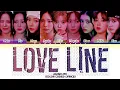 niziu LOVE LINE Lyrics (Color Coded Lyrics)