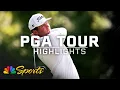 PGA Tour Highlights 2026 Wyndham Championship Final Round Golf on NBC Sports