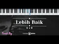 Download Lagu Lebih baik – CJR (KARAOKE PIANO - FEMALE KEY)