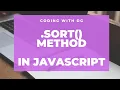Sort method in JavaScript - The COMPLETE explanation of how it works