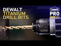 DeWalt Titanium Drill Bits Lowe s Pro Products