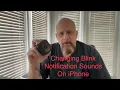 Changing Blink Notification Sounds on iPhone