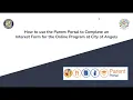 LAUSD Parent Portal - How to Complete the Online Program Interest Form for City of Angels