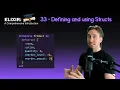 Elixir Full Course 33 - Defining and using Structs