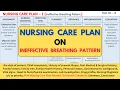 Nursing Care Plan On Ineffective Breathing Pattern NCP on Ineffective Breathing Pattern