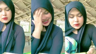 gadis hijab cantik polos masih pemalu hijab style vfs0320 recommend