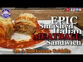EPIC Smashed Italian MEATBALL Sandwich On A Blackstone Griddle