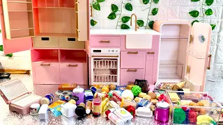 ASMR 🛒 Organizing & Restocking My Our Generation Doll Pantry & Kitchen Island With Toy Food!✨