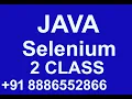 Java selenium 2 class 91 8886552866