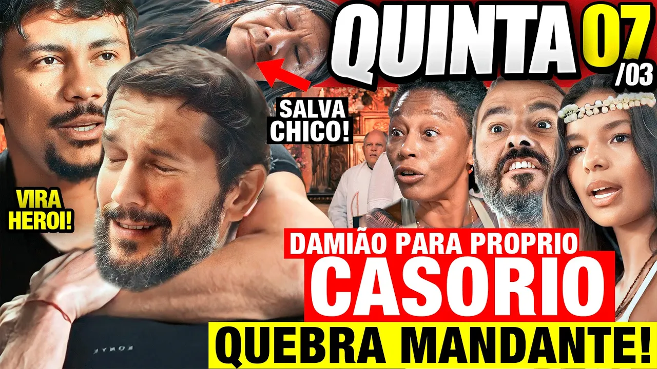 RENASCER - Capítulo de hoje 07/03 QUINTA - Resumo Completo da Novela Renascer Hoje 07/03/24