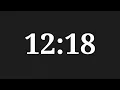 12 Minutes 18 Seconds Countdown Timer