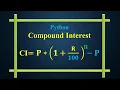 Python - Program Write a program to print Compound