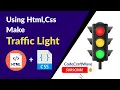 Make traffic light using Html and CSS