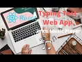 Typing Test Web App In React By Nature Programming