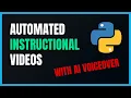 Making Automated Instructional s w AI Voiceover Playwright ElevenLabs MoviePy