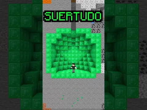 Minecraft, Pero Te CONVIERTES En El MAS SUERTUDO... #shorts