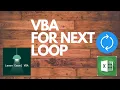 Excel VBA - For Next Loop