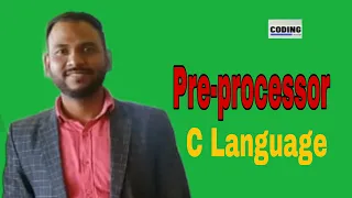 C Language - Pre-processor