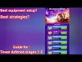 ARCHERO Tower defense guide stages 1-5