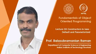 Lecture 10 Constructors in Java - Default and Parameterized
