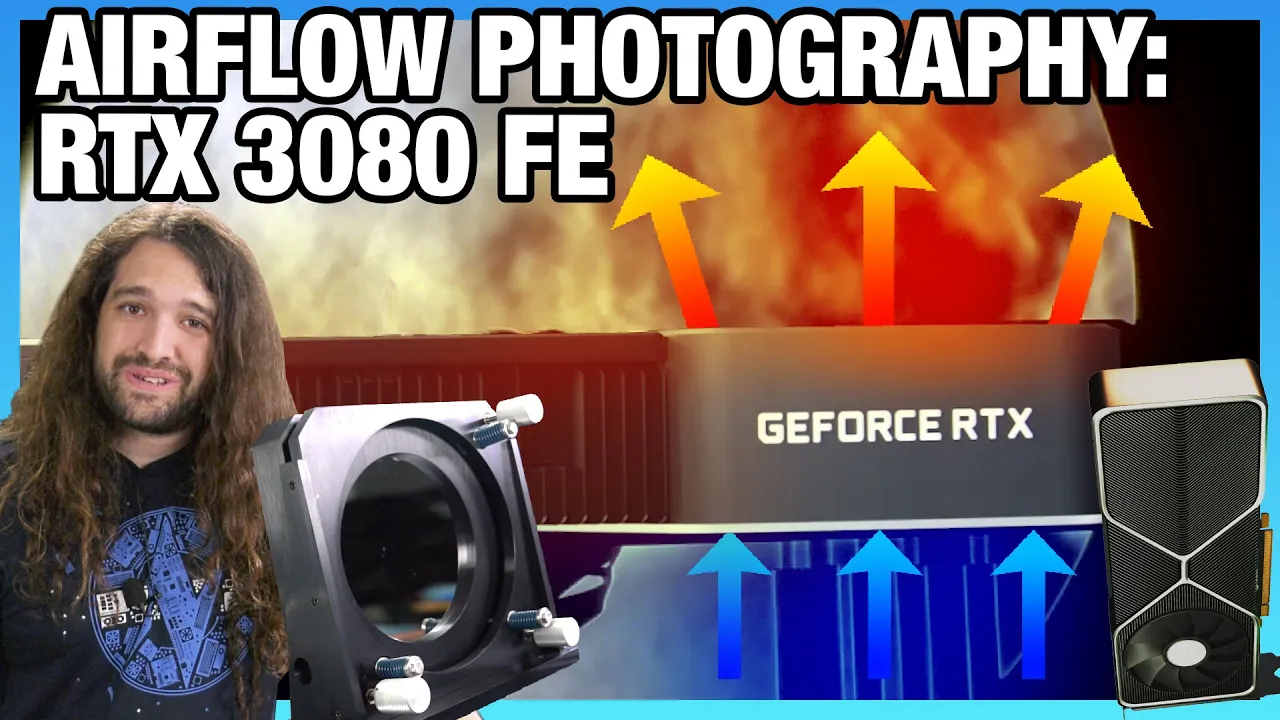 Airflow Imaging: NVIDIA RTX 3080 Founders Edition Schlieren Photography