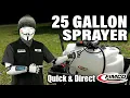Fimco 25 Gallon Pro Series Spot Sprayer How To Use 1 Year Review Weed Control Maintain Lot Property