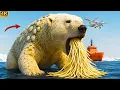 Download Lagu ANIMAL RESCUE | Rescue Team Saves Giant Polar Bear From Heavy Seashells, Algae \u0026 Barnacles 🐻‍❄️🌊
