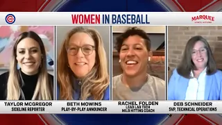 A Conversation with the Women Breaking Barriers in Baseball at the Cubs and Marquee Sports Network