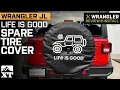 Jeep Wrangler JL Life is Good Native Off-Road Spare Tire Cover Review Install