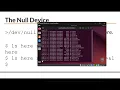Input Output Redirection
