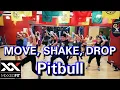 Download Lagu PITBULL - MOVE, SHAKE, DROP FT. FLO RIDA | Mixxedfit® | Dance Workout |