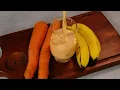 Carrot, Banana, juice recipe | healthy and delicious juice |
