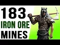 Skyrim All Iron Ore Mines Locations 183 Iron Ore