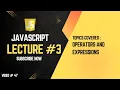 JavaScript Operators Expressions Explained