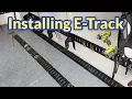 Installing E-Track in an Enclosed Trailer Easy DIY Project
