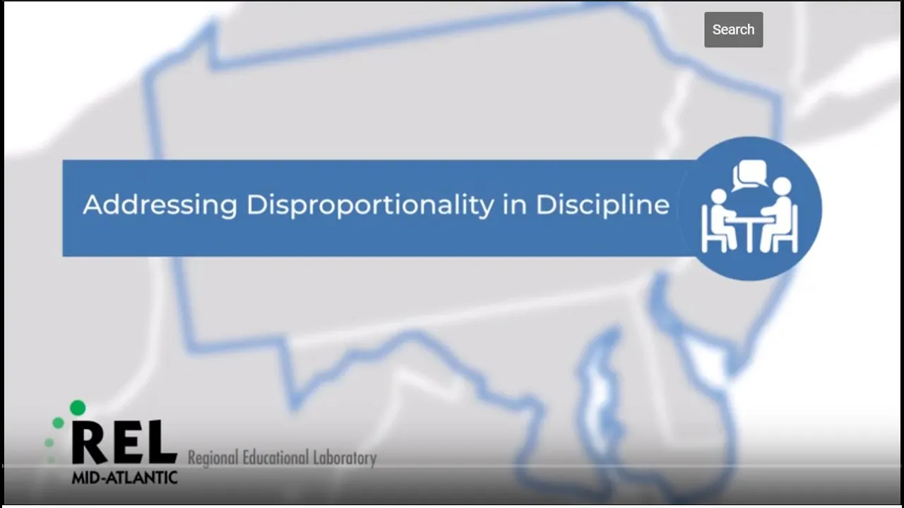 Addressing Disproportionality in Discipline Alliance (REL Mid-Atlantic)
