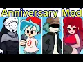 Download Lagu Friday Night Funkin' VS Anniversary Mod FULL WEEK 1-2 (Garcello HD Taki Daddy Dearest Skid Pump GF)