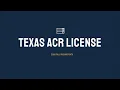 Texas ACR HVAC License Requirements 2026 Full Walkthrough