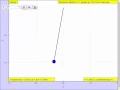 10 degree swing Pendulum JavaScript Model Simulation Applet HTML5