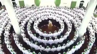 حلقة ذكر الطريقة القادرية النقشبندية في تركيا ختمة لا اله الا الله مكررة دندنها