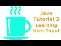 Java text calculator Tutorial 3 understanding user input