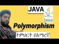 JAVA TUTORIAL 17 JAVA Polymorphism